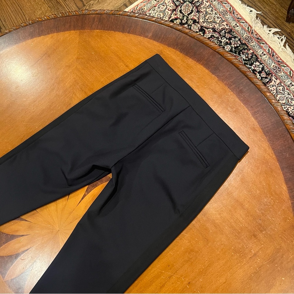 Rebecca‎ Taylor $295 Ava Techy Pant Navy/Black 4 Cropped Ankle Tapered Zippers - Picture 6 of 16